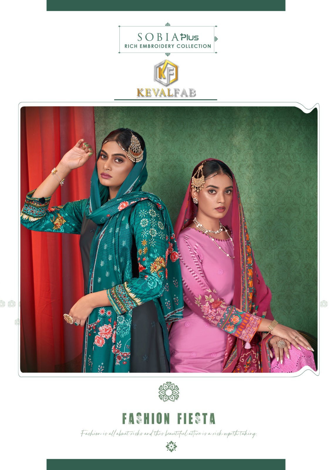 Sobia Plus By Keval Fab Karachi Cotton Dress Material Wholesale Shop In Surat